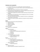 Parámetros de la exposición