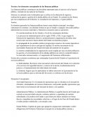 Teorías y los elementos conceptuales de las finanzas públicas