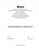 Conocimiento científico