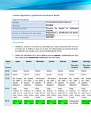 Organización y planificación del tiempo de estudio