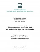 El entrenamiento planificado para un rendimiento deportivo acompasado