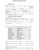 Entrevista Psicológica Para Adultos