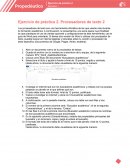 Ejercicio de práctica 2. Procesadores de texto