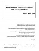 Razonamiento y solución de problemas en psicología cognitiva