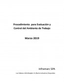 Procedimiento para Evaluación y Control del Ambiente de Trabajo