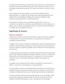 Ciencia en la edad contemporanea