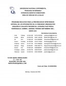 PROGRAMA EDUCATIVO PARA LA PREVENCION DE HIPERTENSION