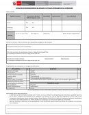 SOLICITUD DE RECONOCIMIENTO DE GRADOS Y/O TÍTULOS OTORGADOS EN EL EXTRANJERO