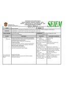 PLANIFICACIÓN SEMANAL DE ESPAÑOL