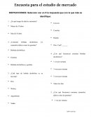 Encuesta para el estudio de mercado