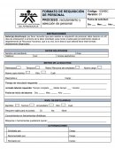 PROCESO: reclutamiento y selección de personal