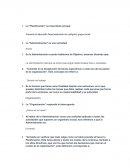 Administración. La “Planificación”