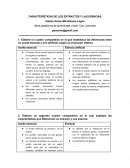 CARACTERÍSTICAS DE LOS EXTRACTOS Y LAS ESENCIAS