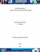 Evidencia 4: Marco conceptual para el trabajo en equipo