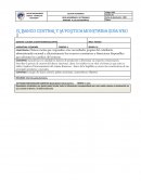EL BANCO CENTRAL Y LA POLITICA MONETARIA