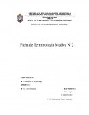 Fisiología y Fisiopatología. Ficha de terminología médica