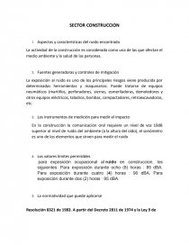 SECTOR CONSTRUCCION. Página 1