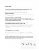 Industria y mercado empresa Falabella