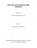 EXPLORACIÓN HISTÓRICA CÓMIC EUROPEO