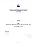 Sistemas de Información de Ayuda a las operaciones y a las decisiones gerenciales