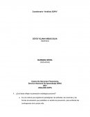 Cuestionario “Análisis DOFA”