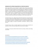 INCIDENCIA DEL SISTEMA FINANCIERO EN LA GESTION LOGISTICA