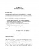 EXPRESIÓN ORAL
