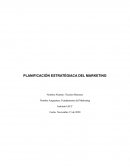 PLANIFICACIÓN ESTRATÉGIACA DEL MARKETING