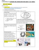 Identificar el contexto de producción del autor y su visión