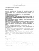 Informacion para contratos