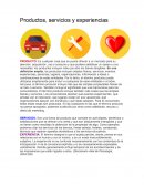 Productos, servicios y experiencias