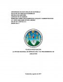 SEMINARIO SOBRE PROCEDIMIENTOS LEGALES Y ADMINISTRATIVOS