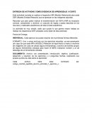 ENTREGA DE ACTIVIDAD COMO EVIDENCIA DE APRENDIZAJE II CORTE