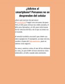 ¿Adictos al smartphone? Peruanos no se desprenden del celular