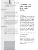 Adimistración y gestión pública