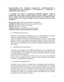 SOLUCIONARIO DEL SEGUNDO TRABAJO DE ADMINISTRACIÓN I: ADMINISTRACIÓN DE EMPRESAS, CONTABILIDAD Y AUDITORIA Y ADMINISTRACIÓN PÚBLICA