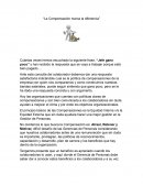 La compensación marca la diferencia