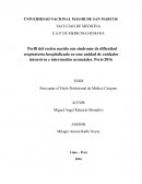 Perfil del recién nacido con síndrome de dificultad respiratoria hospitalizado en una unidad de cuidados intensivos e intermedios neonatales. Perú-2016