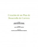 Creación de un Plan de Desarrollo de Carrera