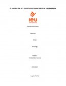 ELABORACIÓN DE LOS ESTADOS FINANCIEROS DE UNA EMPRESA