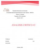 Analisis critico - Apuntes 1 (TIC)