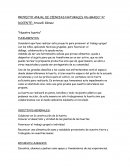 PROYECTO ANUAL DE CIENCIAS NATURALES 4to GRADO "Nuestra huerta"