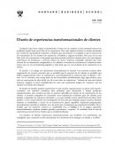 Diseño de experiencias transformacionales de clientes