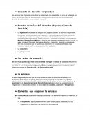 Concepto de Derecho Corporativo