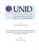 Informe de investigacion. Zona Turística de Pie de la Cuesta