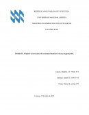 Analizar la estructura de un estado financiero de una organización