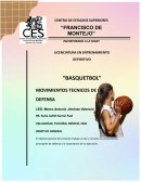 Basquetbol. Movimientos tecnicos de la defensa