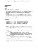 Evaluación modulo I Y II curso secretariado jurídico