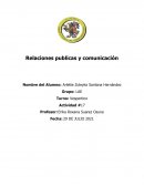 Relaciones publicas y comunicación