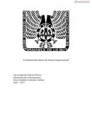 “El Administrador dentro del Entorno Organizacional”